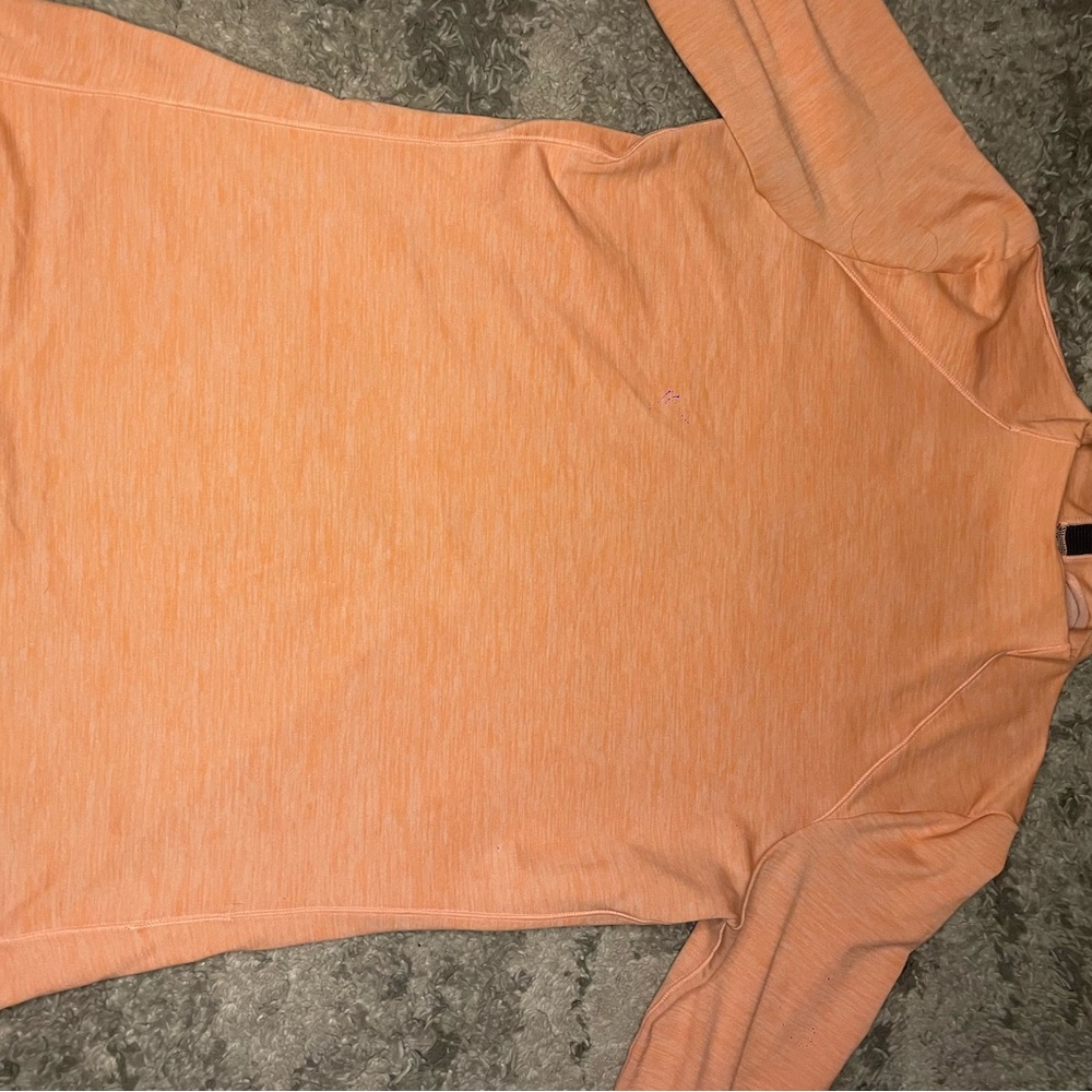 Vibrant Orange Under Armour Long Sleeve Top